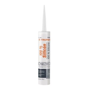 Sellador negro 100% silicón de 280 ml, Truper